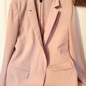 Ann Taylor Blush Pink Suit Jacket